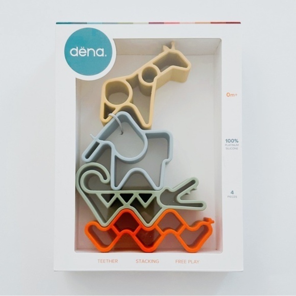 Dëna Silicone Stacking Animals: Nature​